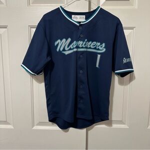 Seattle Mariners Youth Boys Replica Jersey Lewis #1 XL Navy Blue MLB Baseball